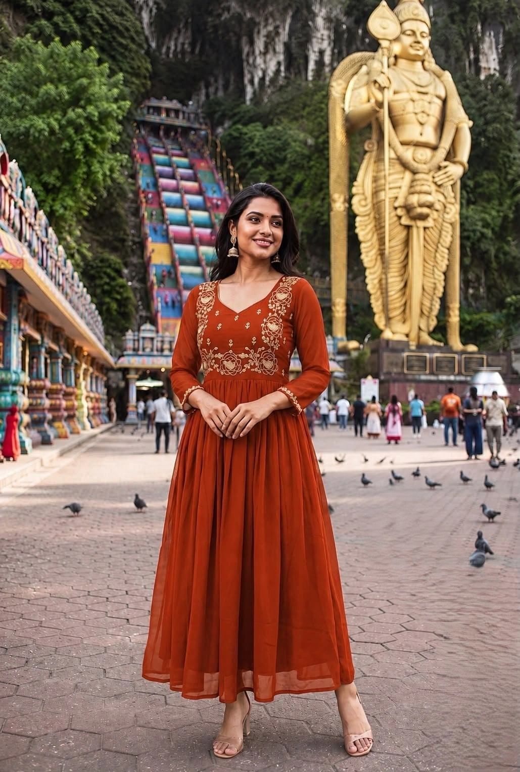 Long Gown Batu Caves